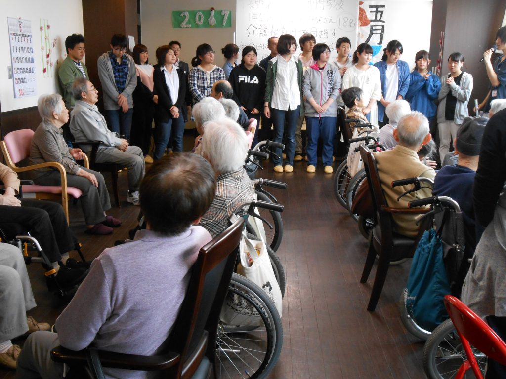 長野社会福祉専門学校学生の施設見学